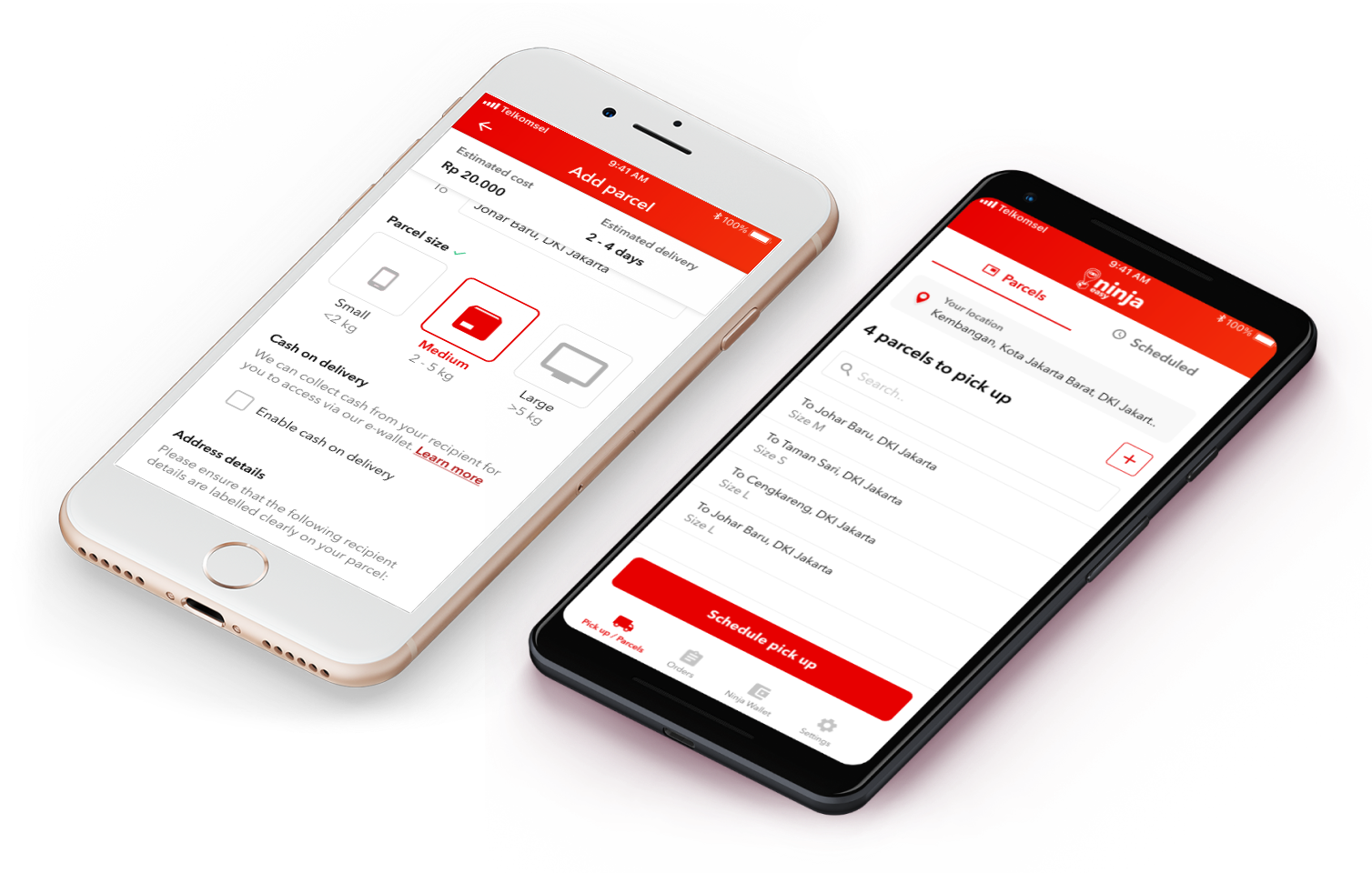 Courier service app redesign cover